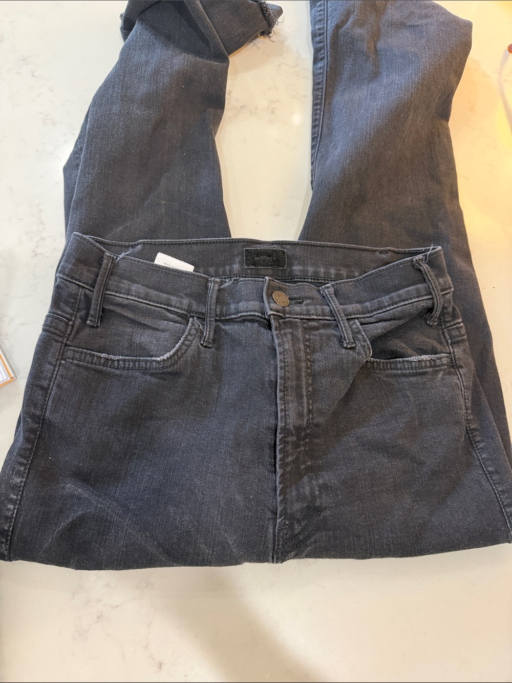 Mother the hustler ankle denim